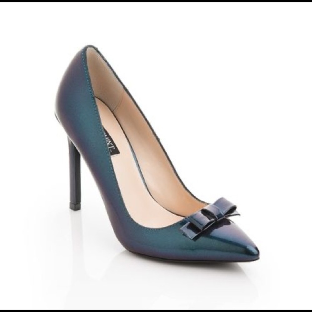 Shoemint pointy toe pumps heels shoes with bow 6.5